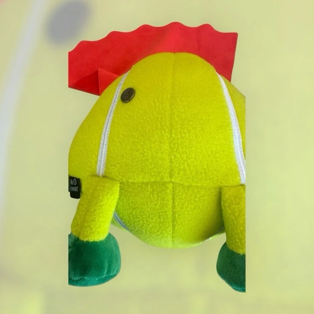 FAO Schwarz Heroes of the Game Tennis Ball Ninja Plush Red Mask NWT‎